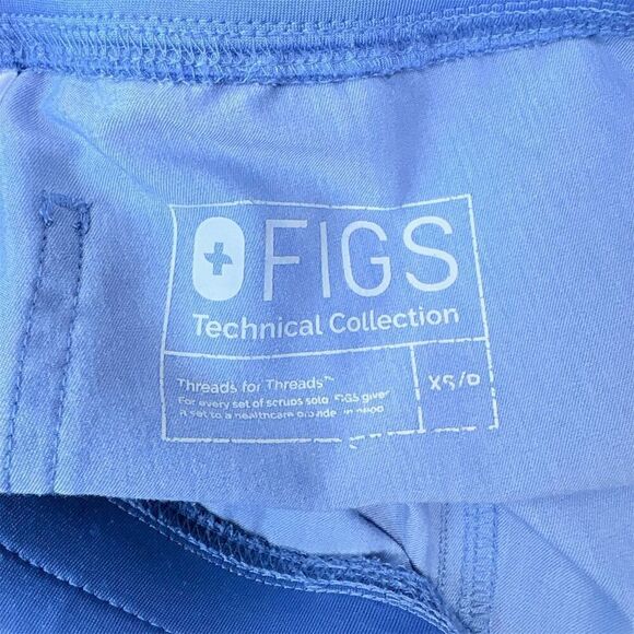 FIGS Women's XS Blue Scrub Pants - Picture 14 of 15